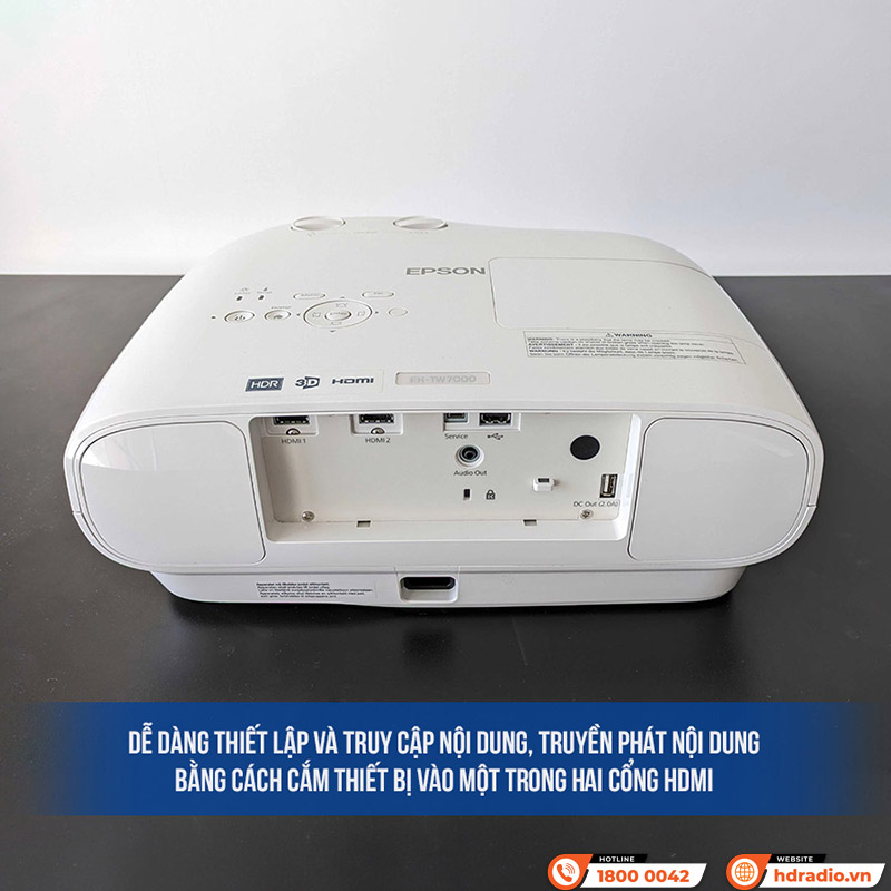 Máy chiếu 4K Epson EH-TW7000, 3000 lumen, 4K PRO-UHD, 500 inch-6