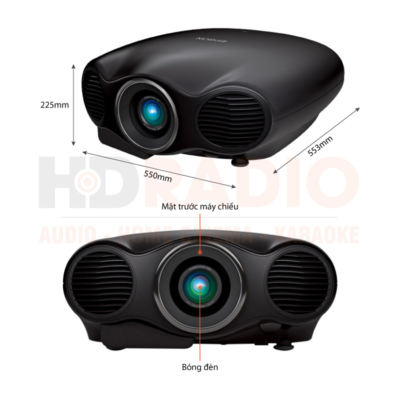 Chú thích Máy chiếu 4K Epson LS9600e