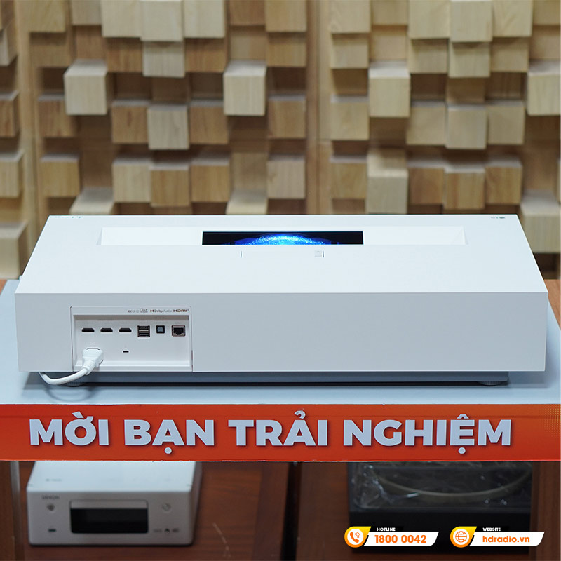 Máy Chiếu 4K Siêu Gần LG HU915QE, 3700 ANSI Lumens, 4K UHD (3840 x 2160) 90-120 inch, HDMI, USB, Wifi, Bluetooth, Airplay 2-6