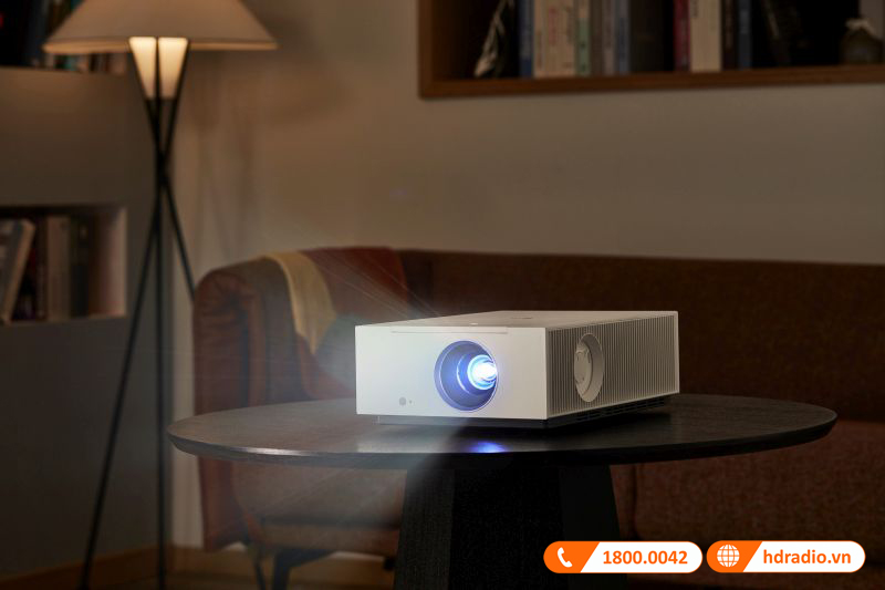 ứng dụng thực tế máy chiếu LG HU710PW