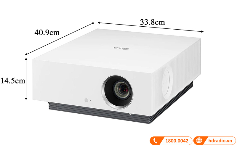 kich thuoc may chieu LG HU810PW 4K UHD