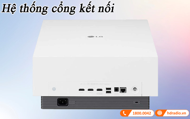 cong ket noi may chieu LG HU810PW 4K UHD