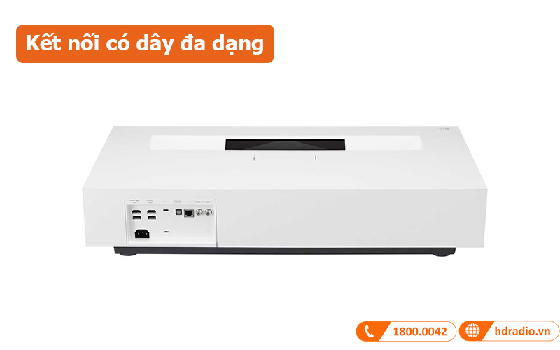 Máy chiếu LG HU85LG Kết nối có dây đa dạng