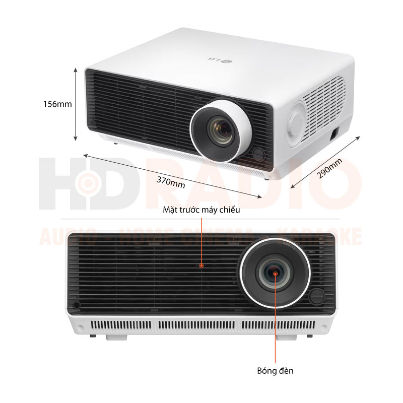 Chú thích Máy chiếu 4K LG BU50NST