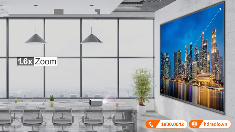 che do zoom may chieu LG BU50NST