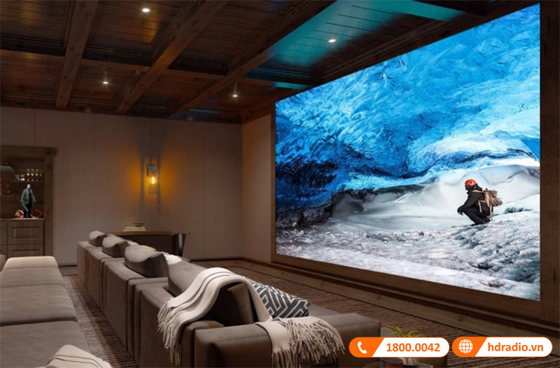 ứng dụng thưc tế máy chiếu 4K LGHU70LG