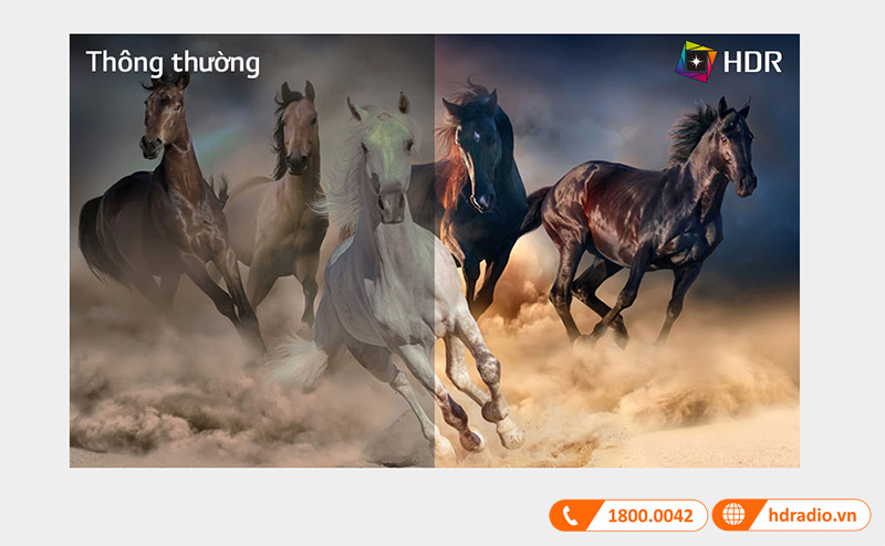 định dạng HDR10 máy chiếu LG HU70LG