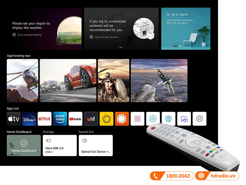 Ket noi May chieu LG HU715QW