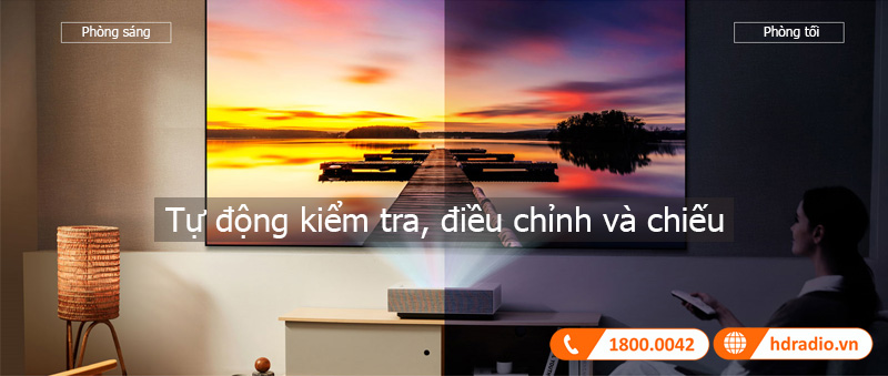 Tinh nang May chieu LG HU715QW