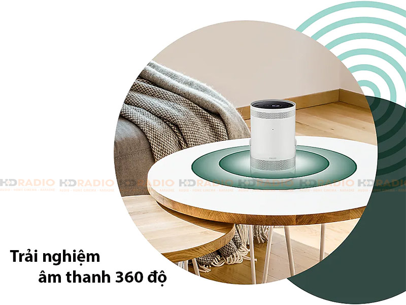 Máy chiếu Samsung the Freestyle SP LSP3 tích hợp loa 360 độ