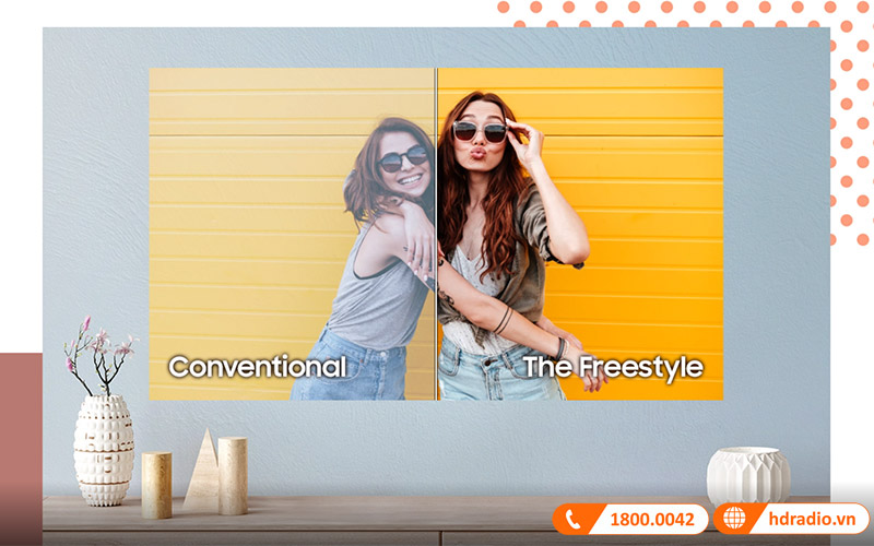 màu sắc trên Máy chiếu Samsung The Freestyle SP-LSP3