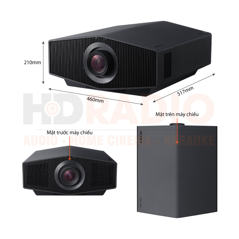 Chú thích Máy chiếu 4K Sony VPL-XW7000ES
