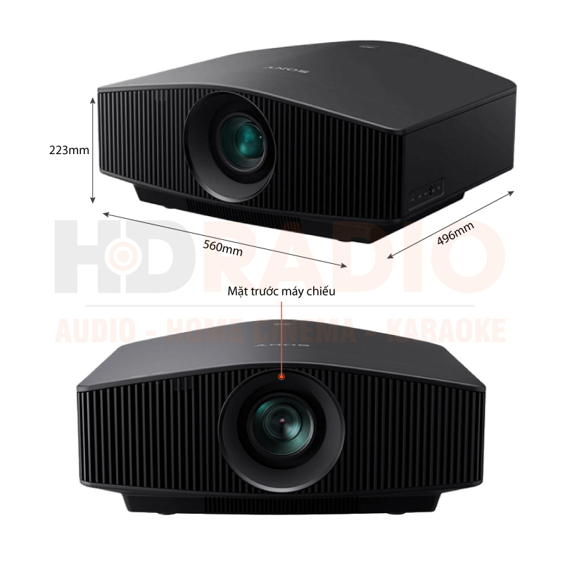 Chú thích Máy chiếu 4K Sony VPL-VW798ES 