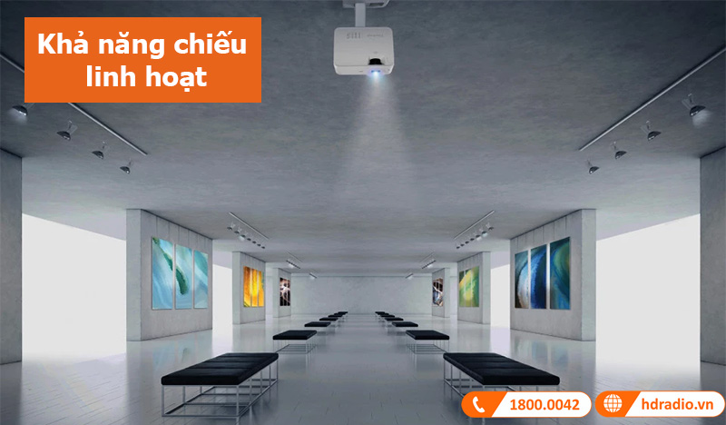 Máy chiếu ViewSonic LS500WH khả năng chiếu linh hoạt