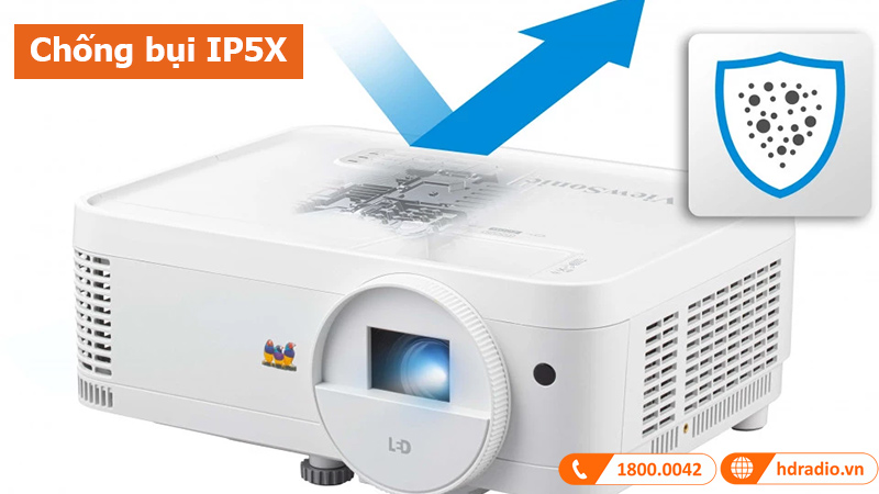 Máy chiếu ViewSonic LS500WH chống bụi IP5X
