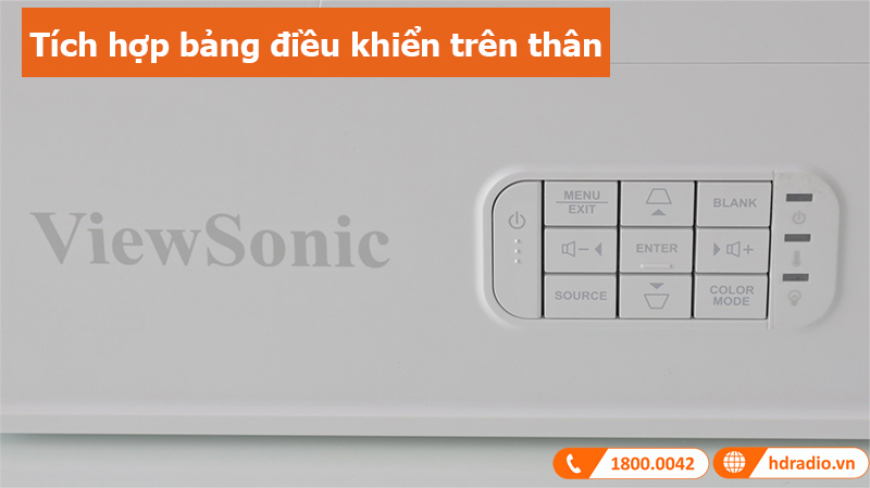 Máy chiếu ViewSonic LS500WH điều khiển dễ dàng