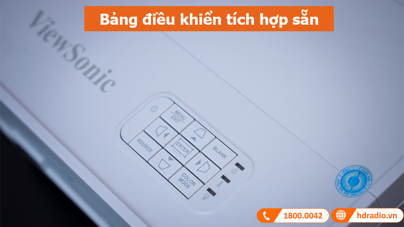 Máy chiếu ViewSonic LS550WH bảng điều khiển tích hợp sẵn