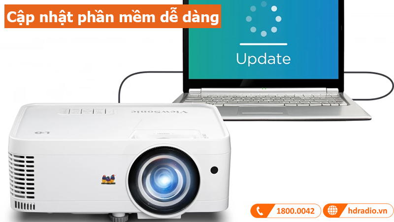 Máy chiếu ViewSonic LS550WH cập nhật phần mềm