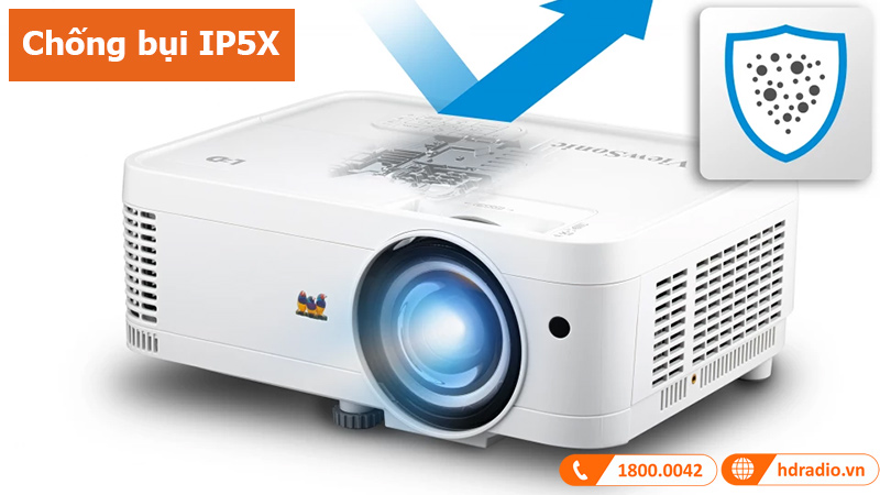 Máy chiếu ViewSonic LS550WH chống bụi IP5X