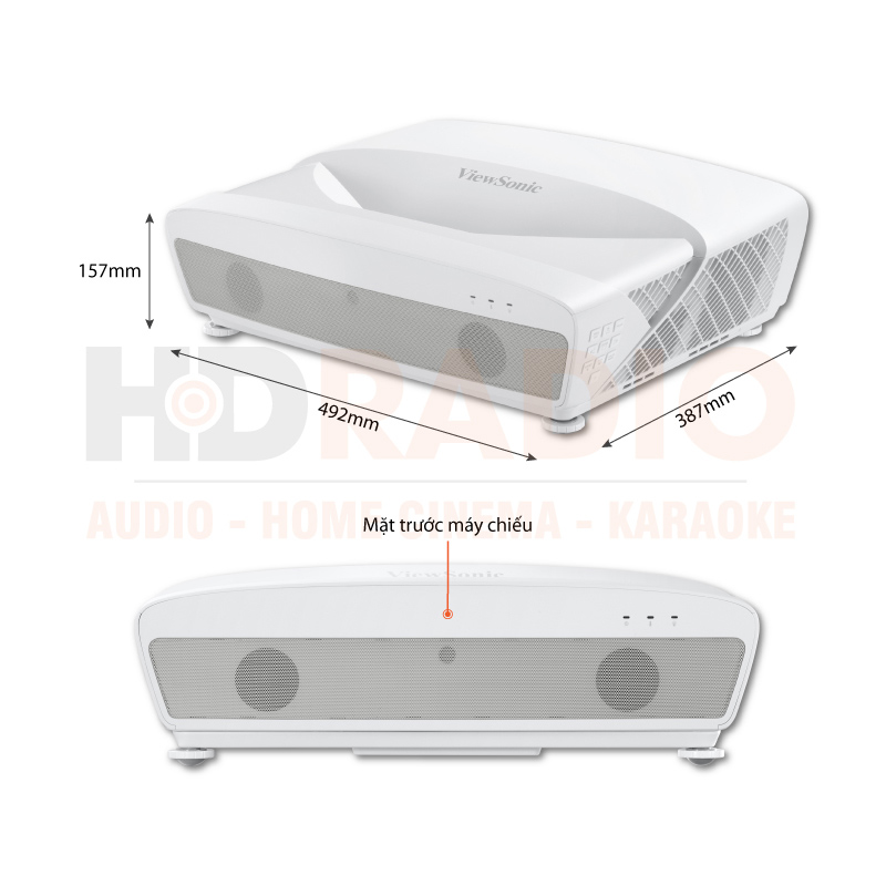 Chú thích Máy chiếu Viewsonic LS831WU