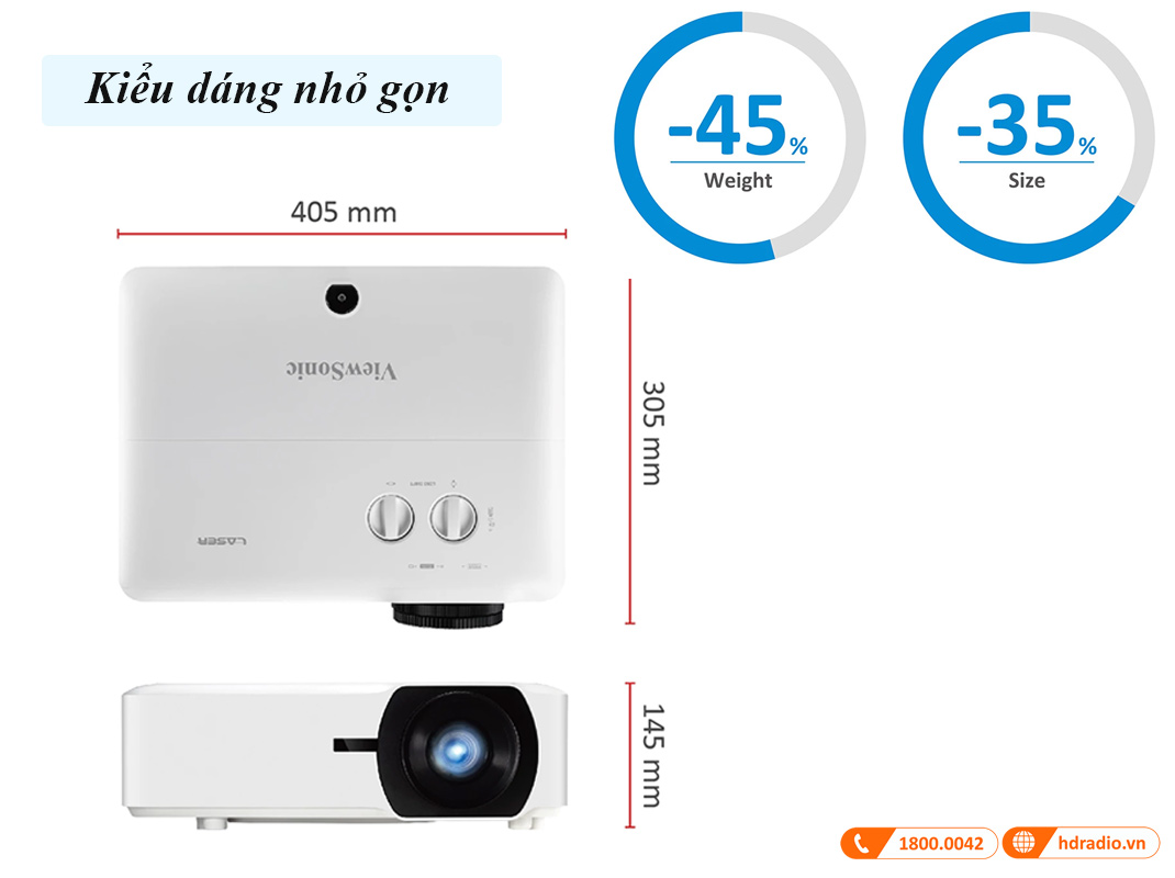 Máy Chiếu ViewSonic LS850WU	