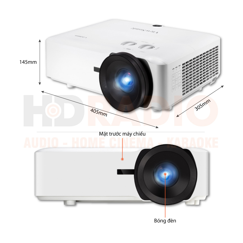 Chú thích Máy chiếu Viewsonic LS921WU