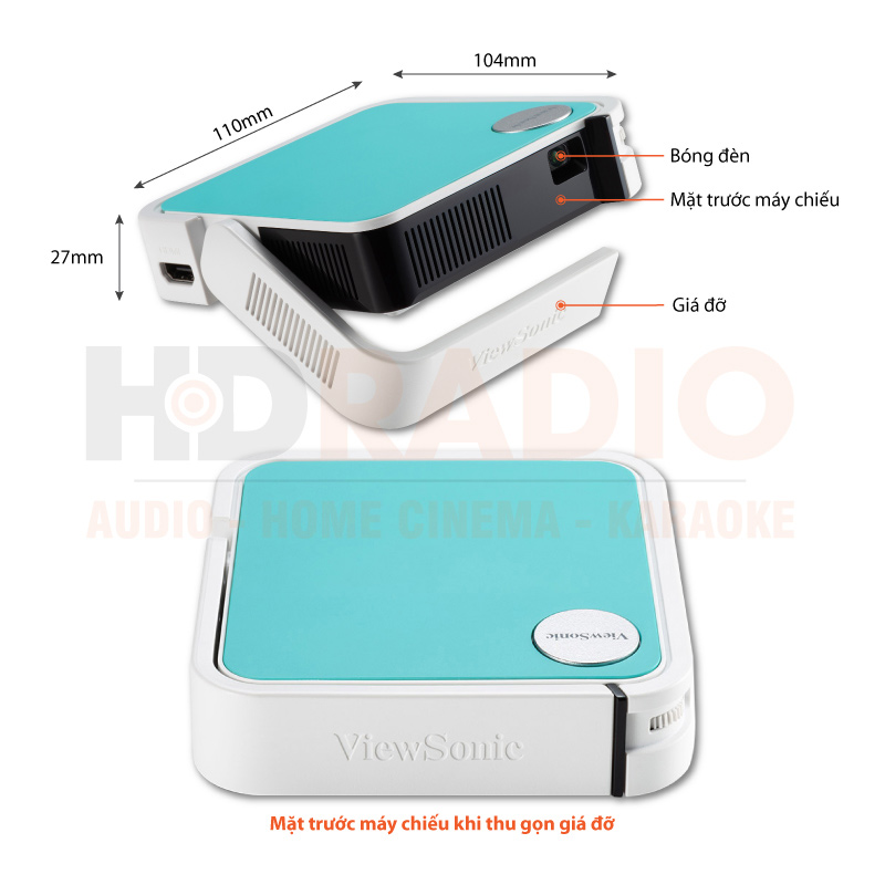 Chú thích Máy chiếu Viewsonic M1 Mini