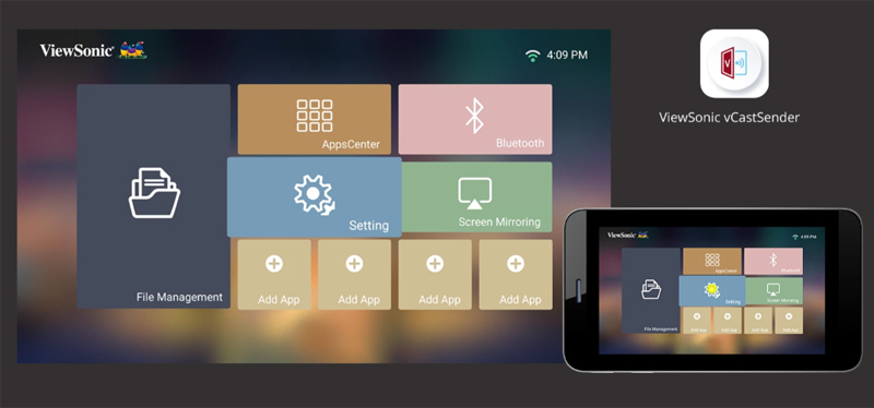 Ứng dụng ViewSonic vCastSender