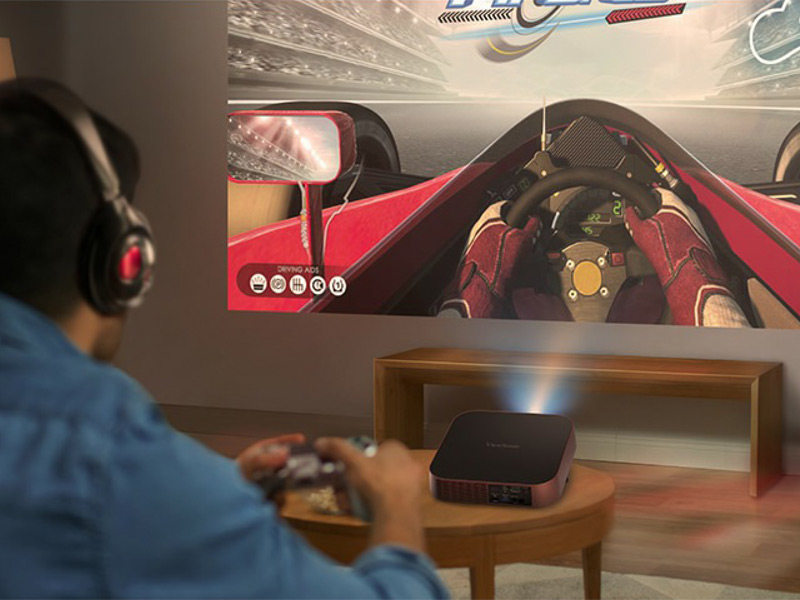 choi game bang may chieu viewsonic m2