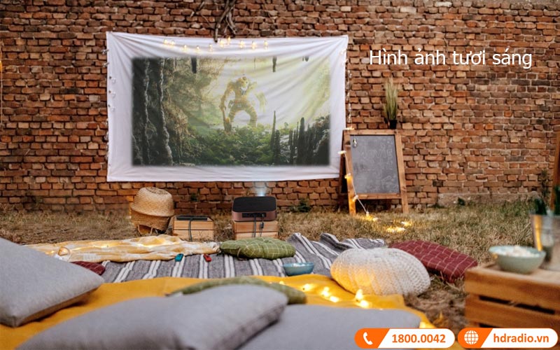 hinh anh may chieu viewsonic m2w