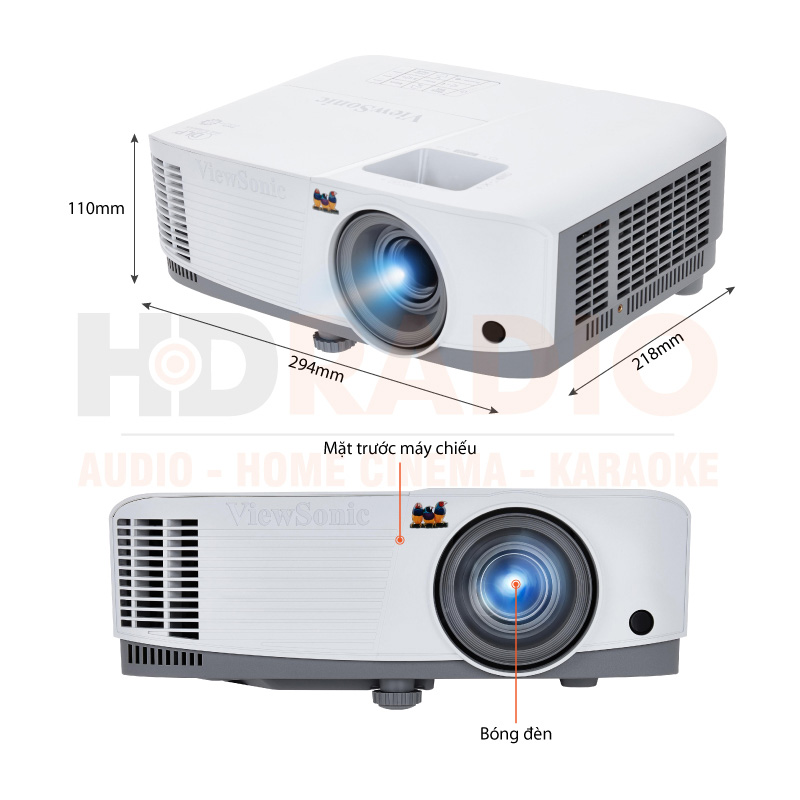 Chú thích Máy chiếu Viewsonic PA503S-3