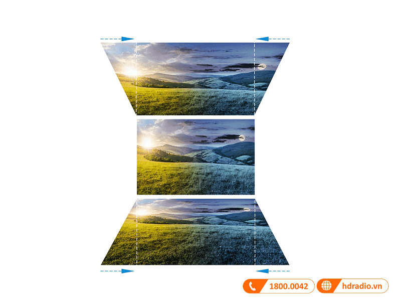 Chỉnh sửa ảnh máy chiếu Viewsonic PA503SP