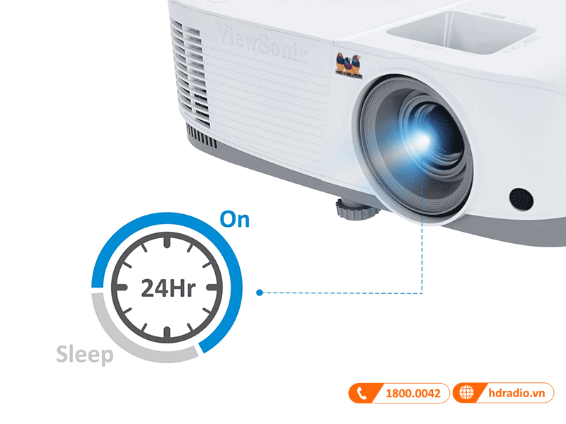 Hẹn giờ ngủ máy chiếu Viewsonic PA503SP