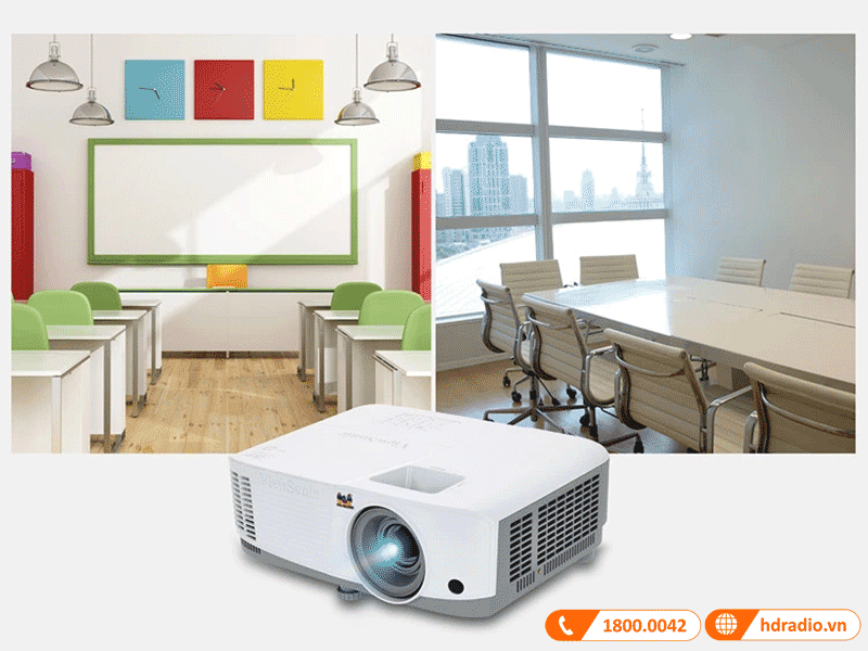 Hình ảnh tươi sáng máy chiếu Viewsonic PA503X-2