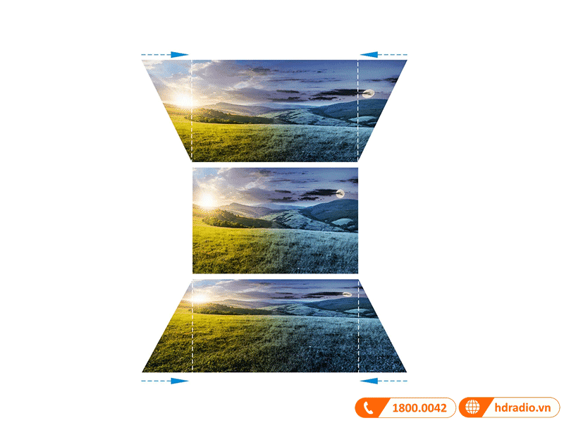 Chỉnh ảnh nâng cao máy chiếu Viewsonic PA503XP