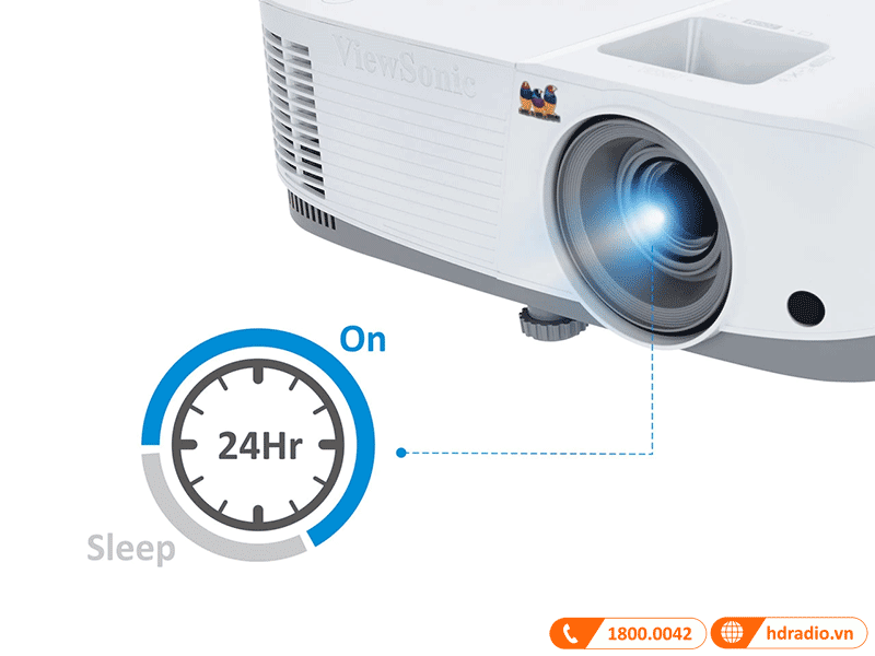 Hẹn giờ ngủ máy chiếu Viewsonic PA503XP