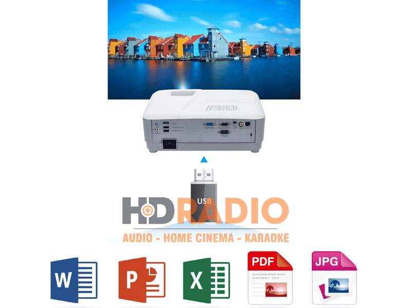 Trình chiếu không PC máy chiếu PG603W