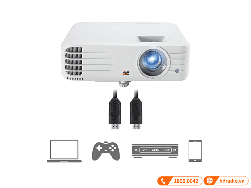 Kết nối máy chiếu Viewsonic PG706HD