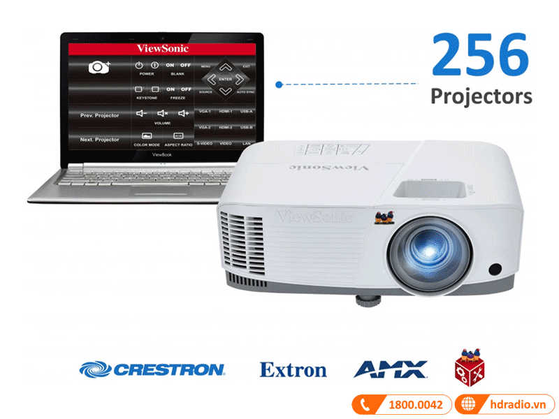 Kiểm soát máy chiếu Viewsonic PG707X