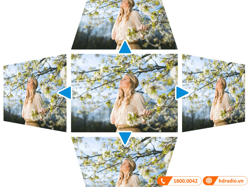 Chỉnh ảnh máy chiếu Viewsonic PS700X