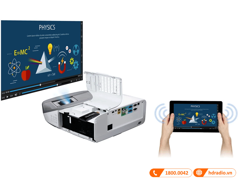 Phát nội dung máy chiếu Viewsonic PS700X