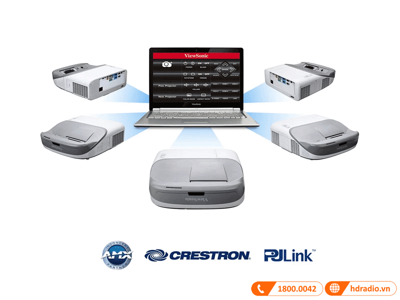Quản lý tập trung máy chiếu Viewsonic PS700X