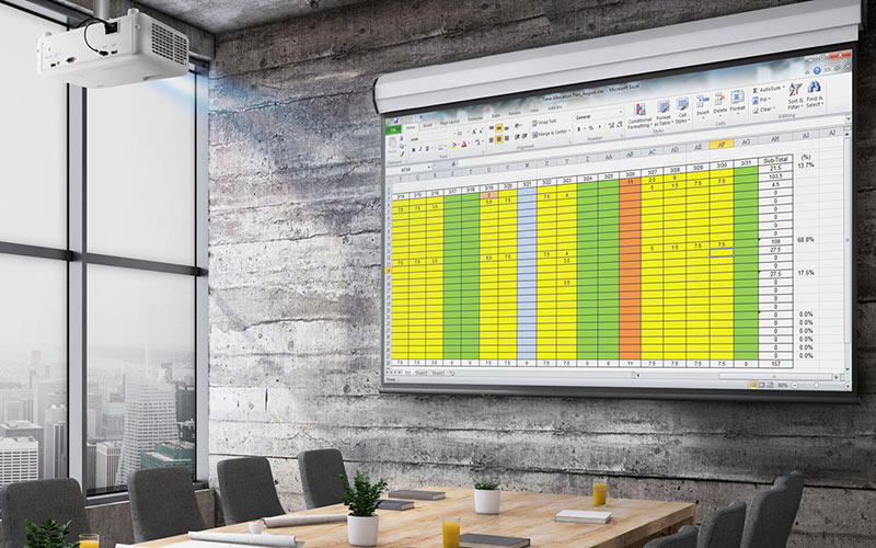 ung dung may chieu viewsonic px748-4K