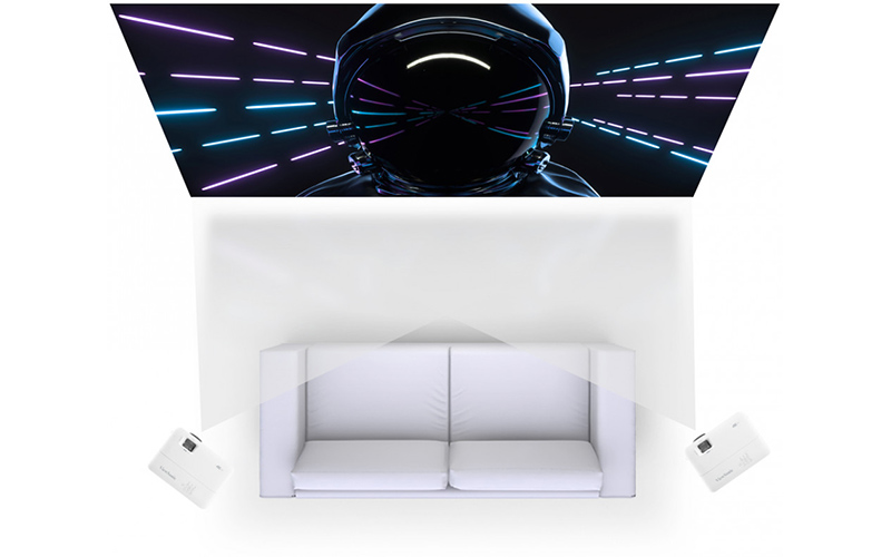 Điều chỉnh hình ảnh máy chiếu ViewSonic PX748-4K