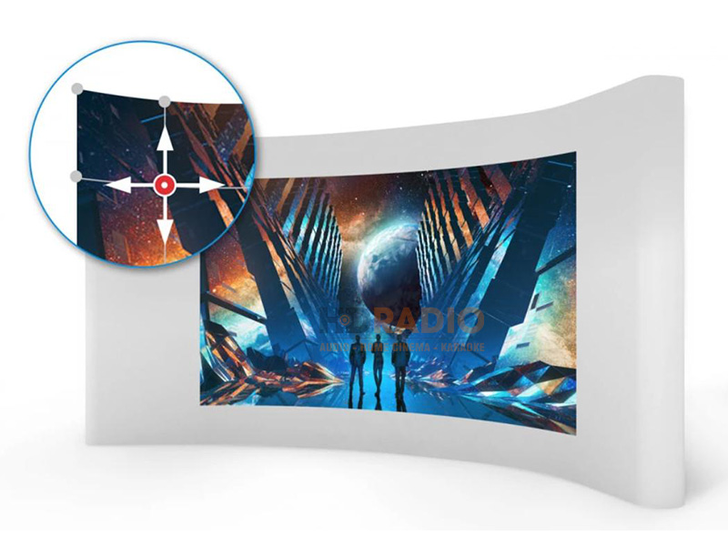 may chieu viewsonic px701-4ke chieu ca voi be mat cong