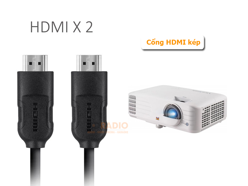 Cổng HDMI kép