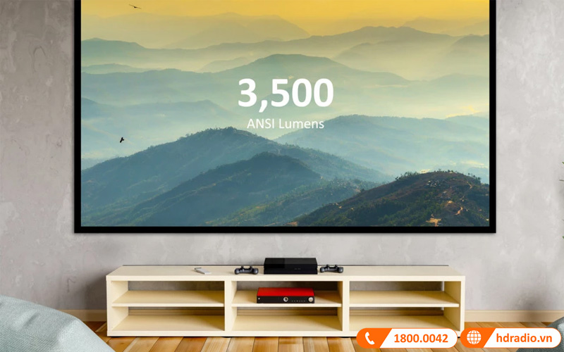 Độ sáng máy chiếu ViewSonic PX703HDH