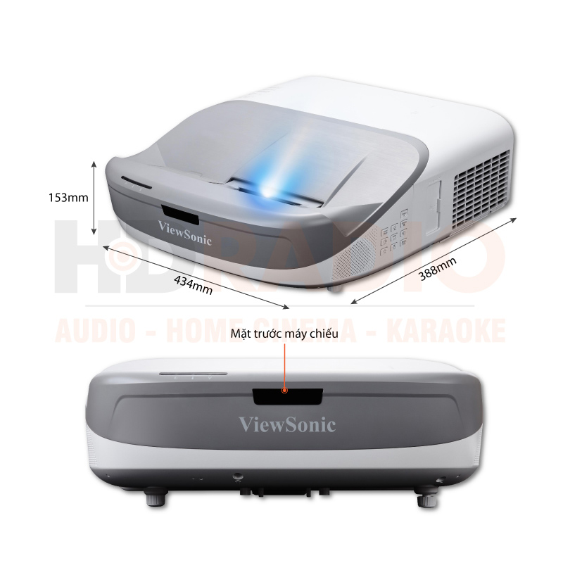 Chú thích Máy chiếu Viewsonic PX800HD