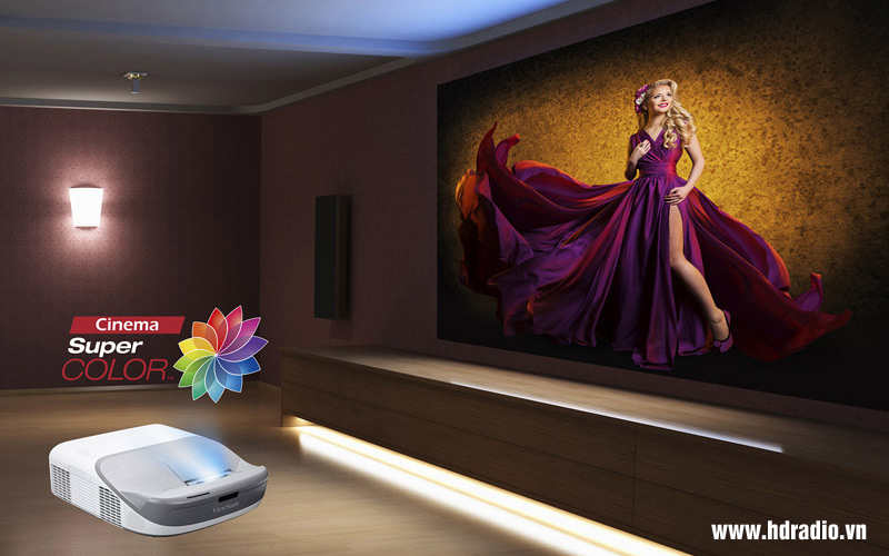 Công nghệ Super Color máy chiếu ViewSonic PX800HD