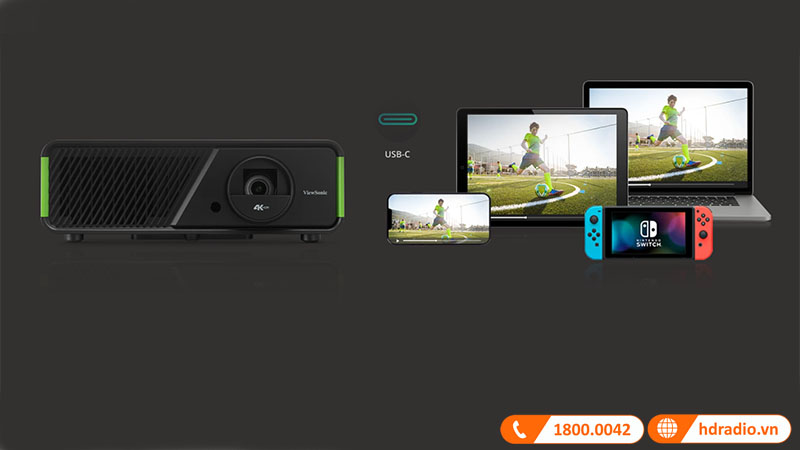 Truyền nội dung trực tiếp qua USB-C